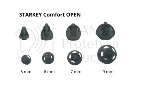 Kopułki Starkey Comfort Open